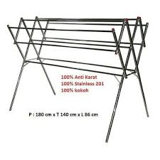 Tangga besi model l ini tentunya tidak akan menyebabkan makan tempat. Jual Promo Jemuran Baju Stainless Steel 180cm Jemuran Pakaian Besi Stainless Murah Di Lapak Winaeka Shop Bukalapak