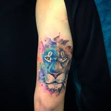← watercolor tattoos lily ideas → watercolor tattoos lotus ideas. Watercolor Lion Tattoo 8 Kickass Things