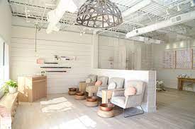 Sweet Mia Nail Spa The First Non Toxic Nail Spa In Oklahoma Parterre Flooring Systems Salon Interior Design Salon Interior Nail Salon Interior Design