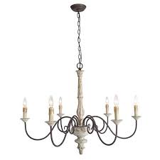 Its slim downrod and spoked wheel have a french washed oak finish that looks like wood for a rustic touch. Farmhouse 6 Light Distressed Wood French Country Chandelier For Dining Room D37 H28 Overstock 25454915