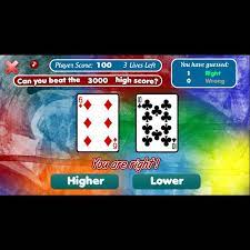 Check spelling or type a new query. The Higher Or Lower Card Game For Android Apk Download