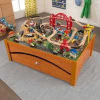 Train table sets our train table sets are designed to clear messes off the floor and give little engineers a dedicated spot to survey their villages of trains wherever their travels may take them. Train Tables Walmart Com