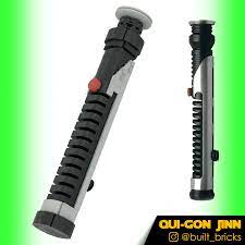 Alles rund um kostüme & verkleiden. Qui Gon Jinn Lightsaber Belle Ve Bricks Lego Mocs Building Instructions