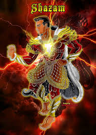 Shazam 2 set to hit the theatres on 1st april 2022 officially declared by dc films. Fusion Wayang Kulit Presenting Shazam Inspired Wayang Kulit Shadow Puppet The Mighty Superhero Of Dc Comic This Fan Art Is Created By Fusion Wayang Kulit The Puppet Is Given A