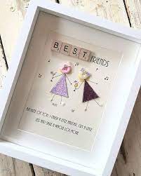 You And Your Best Friends Together In A Frame The Perfect Birthday Gift Or Even If You Just Want Regali Fai Da Te Amica Regali Fai Da Te Regali Migliore Amico