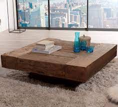 Table basse en teck adam sur tikamoon. Table Basse Carree En Teck Recycle 105x105x36cm Matt Tables Basses Pier Import
