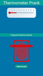 Fingerprint thermometer body is simulated temperature which measures your body temperature by finger scan. Fingerprint Thermometer Prank For Android Apk Download