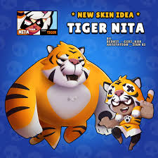 Follow supercell's terms of service. Skin Idea Tiger Nita Brawlstars