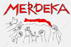 Merdeka o merdeka, a patriotic song composed by jay for malaysia's independence day! Vector Element Design For Indonesia Independence Day With Merdeka Freedom Text Stock Photo Picture And Royalty Free Image Image 106736672