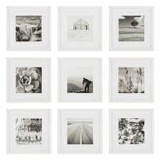 We can also provide mounts for 12 x 12 frames. Set Of 9 12 X 12 Gallery Grid Kit White Instapoints Gallery Wall Gallery Wall Frames Gallery Wall Frame Set
