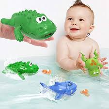 Bath toys will keep babies and toddlers happy (and distracted!) while you get them spick and span. 1 Floating Boat With 3 Spray Ducks Sprinkler Shower Bath Toys For Kids Ages 1