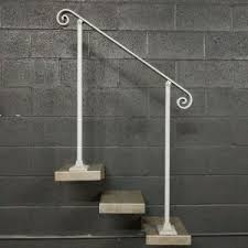 Designed for use with a step having about a 7 inch rise. Home Ez Rails