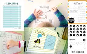 Add your chore list and edit the text. Free Printable Chore Charts For Kids Fab N Free