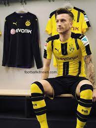 The same black shorts and yellow and black socks used with dortmund's 2016/17 home uniform accompany the new shirt. New Borussia Dortmund Jersey 2016 17 Puma Bvb Home Kit 16 17 Football Kit News