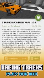 I bought a cheap car on banggood, it's quite big and works well. Cars Mod For Minecraft Craft Auto Car Mods By Ciapchis Eduard Google Play United States Searchman App Data Information