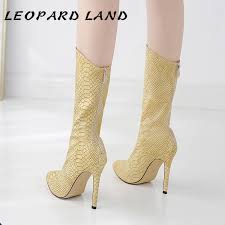 Chaussures ballerine noire rayée blanche avec noeud kawaii. Leopard Land Chaussures Femme Etoile Jaune Peau De Serpent Chaussure Femmes Sexy Mode Mince Talons Hauts Bottes 40 Zl 198 20 Aliexpress