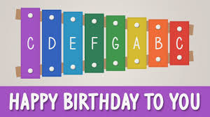 How To Play Happy Birthday To You On A Xylophone Easy Songs Tutorial Youtube