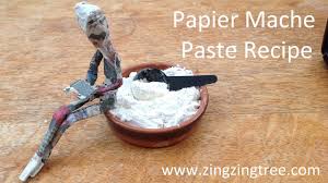 The messier you get, the better. Make Your Own Easy But Strong Papier Mache Paste