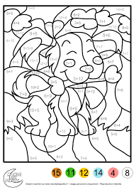 Classe De Ce1 Coloriage Magique Addition Coloriage Magique Ce1 Coloriage Magique Noel