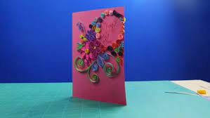 Quilling can even be used for toy making. Diy Greeting Card Using Quilling 8 Steps With Pictures Instructables