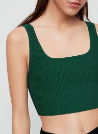 Sculpt knit tank (arjun knit top) in sage frost from @aritzia outfit 6: Sculpt Knit Tank Arjun Knit Top Knit Top Knit Tanks Tops