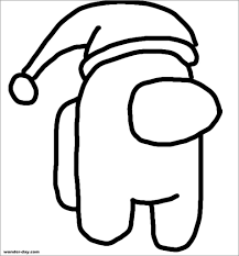 Now its time for you to add the life to her! Among Us Christmas Coloring Pages Coloringbay
