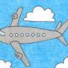 Austin is three and helps me draw an old fashion airplane.email a photo of your art: 1