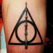 Best harry potter tattoo designs for men and women: Elder Wand Johnny Reads