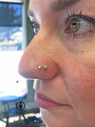 here s a fresh pair of nostril piercings cody got to do for jessica she picked out a gorgeous virtue th double nostril piercing nose piercing body piercings