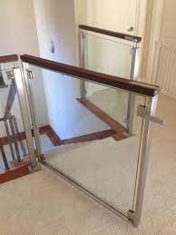 Child Gates Upper Story Design Kids Gate Baby Gate For Stairs Glass Stairs