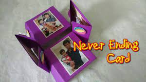 My papercrafting and ink folder got too crowded so i had to give card making a folder of its own. Easy Never Ending Card Endless Card Making Idea How To Craftlas Never Ending Card Card Making Simple Cards