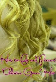 Mommy Does Hair How To Fix And Prevent Chlorine Green Hair Chlorine Green Hair Chlorine Hair Blonde Hair Care