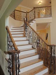 Wrought Iron Spindles With White Trim Design Pictures Remodel Decor And Ideas Traditional Staircase Iron Staircase Staircase Design