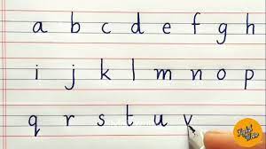 To restrict caps letters, digits & special symbols, return false other than small letters in text view delegate method textfield:shouldchangecharactersinrange:. How To Write Small Alphabets In Simple And Basic Steps Learn To Write Lowercase Alphabet For Kids Youtube