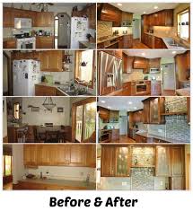 The kitchen area can be raised or slightly recessed with respect to the level of the entire living room. Kitchen And Dining Room Remodel Before After