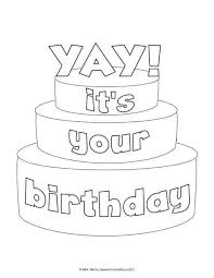 Happy birthday birthday cakes for boys for girls birthday party cards to color. 20 Free Happy Birthday Coloring Pages For Kids Mrs Merry