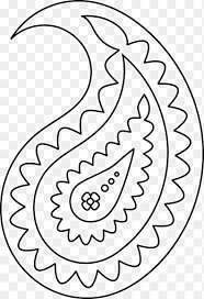 A colourful pattern of curved shapes, usually on cloth: Paisley Png Images Pngegg