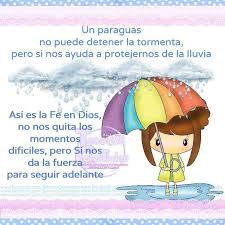 Un Paraguas No Puede Detener La Tormenta Pero Si Nos Ayuda A Protegernos De La Lluvia Asi Es La Fe En Dios No Good Morning Good Night Jw Org Spanish Quotes