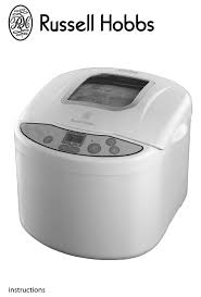 Russell Hobbs Breadmaker Instructions Manual Pdf Download Manualslib
