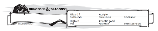 Wizards product listings (older version). Reading A D D Character Sheet Explained The Complete Guide