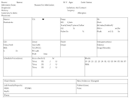 rn report sheet template picture nurse report sheet nurse