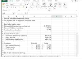 Visit my 'excel training' section! Solved Please Give Formulas On Excel On How To Do Each St Chegg Com