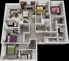 The Gallatin 4 Bedroom 4 Bath 1419 Sq Ft Architectural House Plans House Layout Plans Small House Design Plans