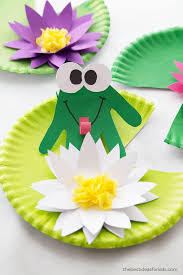 Paper plate sunflower craft for kids. Frog Craft The Best Ideas For Kids