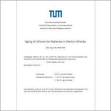Calculating the state of charge in. Aging Of Lithium Ion Batteries In Electric Vehicles