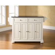 size kitchen island/cart white