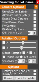 And then, i decided to try out unlocked, purely for the reason that it . Release Lol Camera Tool Zoom Hack Third Person More