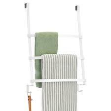 Maybe you would like to learn more about one of these? Mdesign3 Tier Over Door Bathroom Towel Holder Storage Rack In White 6 5 X 16 8 X 24 By Mdesign Dailymail