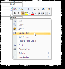 Sum A Table Column In Word