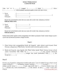 Banyak alasannya sehingga cara ini berlangsung, misalnya karena lokasi rumah kontrakan tersebut lebih dekat dengan tempat bekerja namun belum sudah memiliki hunian di tempat lain hingga untuk jika anda membutuhkan contoh surat perjanjian sewa rumah kontrak. Format Contoh Surat Perjanjian Gadai Rumah File Ms Word Idnoffice